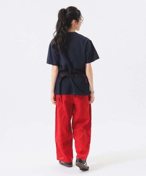 BEAMS BOY（ビームスボーイ）の「リネン ソリッド イージー ＜イージーケア＞（その他パンツ・レディース・ブラック/レッド/ターコイズブルー・ONE SIZE）」の21枚目の写真