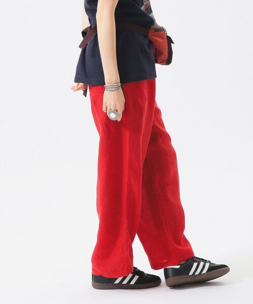 BEAMS BOY（ビームスボーイ）の「リネン ソリッド イージー ＜イージーケア＞（その他パンツ・レディース・ブラック/レッド/ターコイズブルー・ONE SIZE）」の18枚目の写真