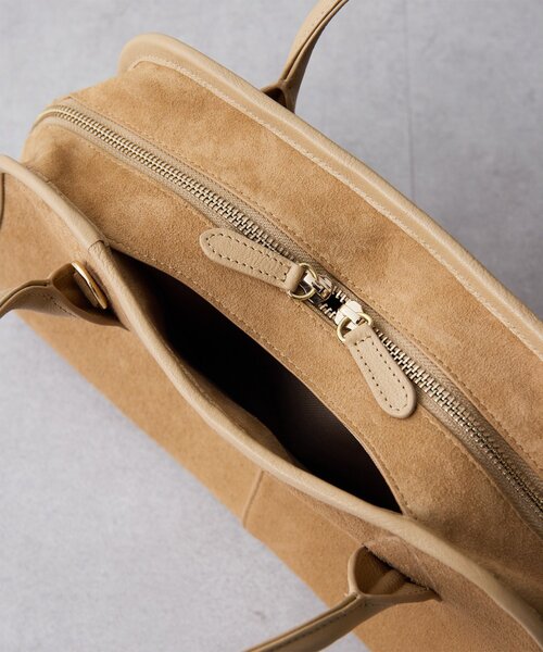 Whim Gazette（ウィムガゼット）の「ワイドボストンBAG（ボストンバッグ・レディース・ブラック/ベージュ・FREE）」の17枚目の写真