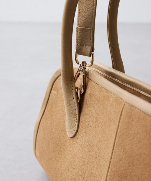 Whim Gazette（ウィムガゼット）の「ワイドボストンBAG（ボストンバッグ・レディース・ブラック/ベージュ・FREE）」の20枚目の写真