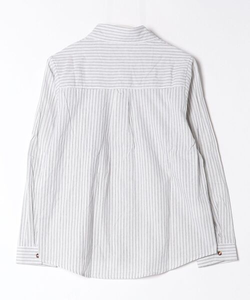 セール】ストライプ柄長袖シャツ（シャツ/ブラウス）｜Dream garden