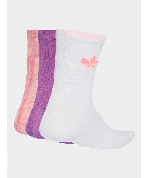 adidas（アディダス）の「【adidas Originals/ アディダスオリジナルス 】タイダイ クルーソックス 3足組 / タイダイ クルーソックス /靴下 /メンズ レディース（ソックス/靴下・メンズ・その他1/その他2・M/S）」の6枚目の写真