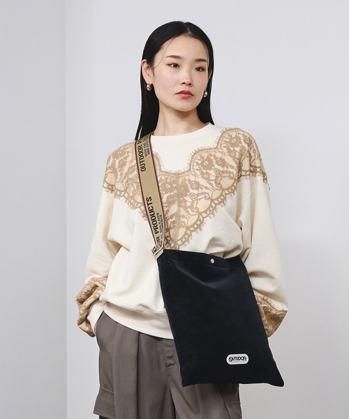 OUTDOOR PRODUCTS（アウトドアプロダクツ）の「【ROSE BUD別注】(OUTDOOR) JACQUARD TAPE TOTE（トートバッグ・レディース・ブラック/イエロー・ONE SIZE）」の11枚目の写真