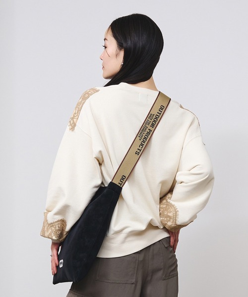 OUTDOOR PRODUCTS（アウトドアプロダクツ）の「【ROSE BUD別注】(OUTDOOR) JACQUARD TAPE TOTE（トートバッグ・レディース・ブラック/イエロー・ONE SIZE）」の13枚目の写真