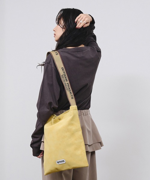 OUTDOOR PRODUCTS（アウトドアプロダクツ）の「【ROSE BUD別注】(OUTDOOR) JACQUARD TAPE TOTE（トートバッグ・レディース・ブラック/イエロー・ONE SIZE）」の17枚目の写真
