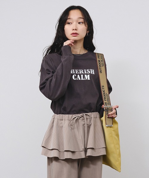 OUTDOOR PRODUCTS（アウトドアプロダクツ）の「【ROSE BUD別注】(OUTDOOR) JACQUARD TAPE TOTE（トートバッグ・レディース・ブラック/イエロー・ONE SIZE）」の20枚目の写真