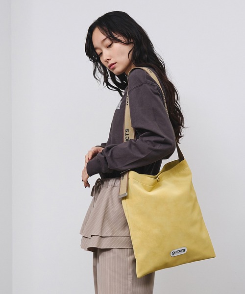 OUTDOOR PRODUCTS（アウトドアプロダクツ）の「【ROSE BUD別注】(OUTDOOR) JACQUARD TAPE TOTE（トートバッグ・レディース・ブラック/イエロー・ONE SIZE）」の21枚目の写真