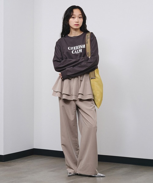 OUTDOOR PRODUCTS（アウトドアプロダクツ）の「【ROSE BUD別注】(OUTDOOR) JACQUARD TAPE TOTE（トートバッグ・レディース・ブラック/イエロー・ONE SIZE）」の22枚目の写真