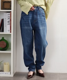 サルエルデニムパンツ