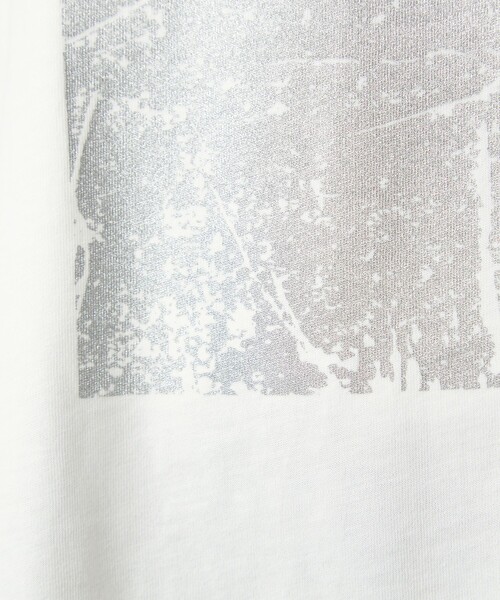 green label relaxing(グリーンレーベルリラクシング)の「【WEB限定】<at ease>メタリックプリント ロングスリーブ カットソー(Tシャツ/カットソー・レディース・ホワイト/ダークグレー・FREE)」の17枚目の写真