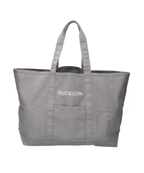 FRUIT OF THE LOOM(フルーツオブザルーム)の「【FRUIT OF THE LOOM/フルーツオブザルーム】【FRUIT OF THE LOOM/フルーツオブザルーム】CANVAS BIG TOTE BAG / キャンバスビッグトートバッグ(トートバッグ・レディース・イエロー/ホワイト/ピンク/グリーン/グレー/ブラック/ネイビー・FREE)」の3枚目の写真