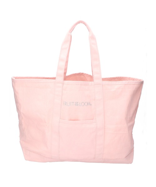 FRUIT OF THE LOOM(フルーツオブザルーム)の「【FRUIT OF THE LOOM/フルーツオブザルーム】【FRUIT OF THE LOOM/フルーツオブザルーム】CANVAS BIG TOTE BAG / キャンバスビッグトートバッグ(トートバッグ・レディース・イエロー/ホワイト/ピンク/グリーン/グレー/ブラック/ネイビー・FREE)」の7枚目の写真