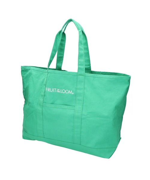 FRUIT OF THE LOOM(フルーツオブザルーム)の「【FRUIT OF THE LOOM/フルーツオブザルーム】【FRUIT OF THE LOOM/フルーツオブザルーム】CANVAS BIG TOTE BAG / キャンバスビッグトートバッグ(トートバッグ・レディース・イエロー/ホワイト/ピンク/グリーン/グレー/ブラック/ネイビー・FREE)」の11枚目の写真
