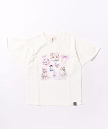 ＊綿100％＊ラベンダーねこプリント　Tシャツ