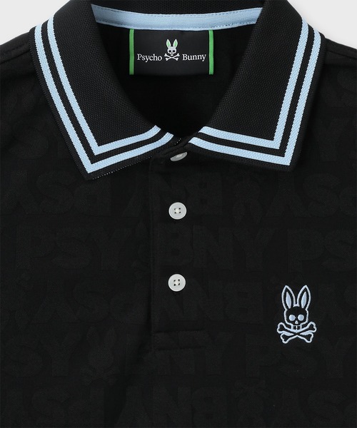 Psycho Bunny（サイコバニー）の「[GOLF]オリジナルジャガード BUNNYポロシャツ（ポロシャツ・メンズ・ブラック/ホワイト/ネイビー・X-LARGE/LARGE/MEDIUM）」の15枚目の写真