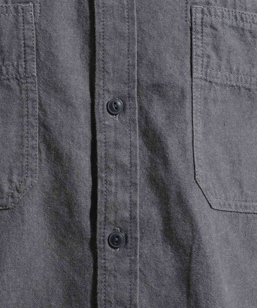 BAYFLOW(ベイフロー)の「Brightdaysシャツ(シャツ/ブラウス・メンズ・オフホワイト/チャコール/イエロー/オレンジ・MEDIUM/LARGE)」の8枚目の写真