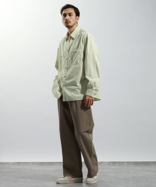 BAYFLOW(ベイフロー)の「Brightdaysシャツ(シャツ/ブラウス・メンズ・オフホワイト/チャコール/イエロー/オレンジ・MEDIUM/LARGE)」の11枚目の写真
