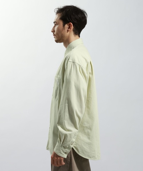 BAYFLOW(ベイフロー)の「Brightdaysシャツ(シャツ/ブラウス・メンズ・オフホワイト/チャコール/イエロー/オレンジ・MEDIUM/LARGE)」の14枚目の写真