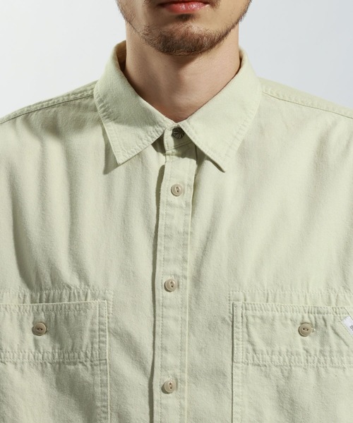 BAYFLOW(ベイフロー)の「Brightdaysシャツ(シャツ/ブラウス・メンズ・オフホワイト/チャコール/イエロー/オレンジ・MEDIUM/LARGE)」の16枚目の写真