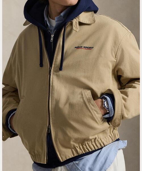 POLO RALPH LAUREN（ポロ ラルフ ローレン）の「ビッグ フィット Polo Sport ツイル ジャケット（ブルゾン・メンズ・ブラウン系3・S/M/L）」の7枚目の写真
