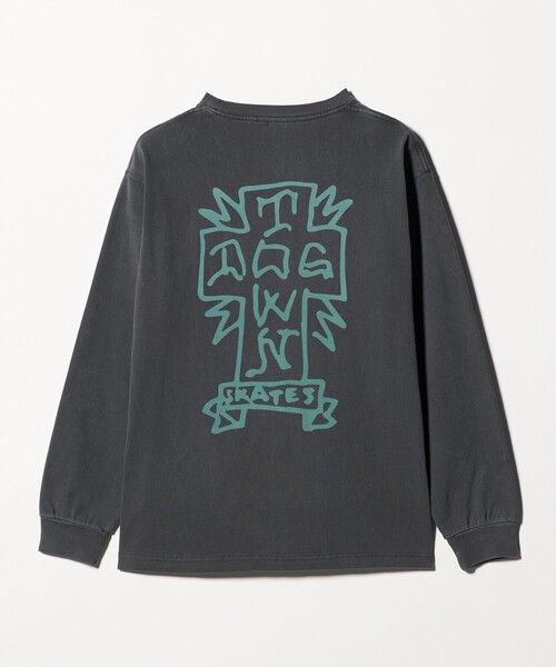 DOGTOWN(ドッグタウン)の「<DOGTOWN × CGS.>ピグメント ロングスリーブ Tシャツ 1(Tシャツ/カットソー・メンズ・ダークグレー/オフホワイト・M/XL/L)」の2枚目の写真