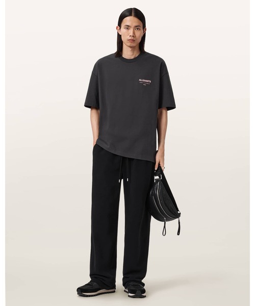 ALLSAINTS(オールセインツ)の「UNDERGROUND OVERSIZED CREW NECK T-SHIRT | アンダーグラウンド オーバーサイズ クルー ネック Tシャツ(Tシャツ/カットソー・メンズ・ブラック系その他・M/XS/S/L/XL)」の3枚目の写真