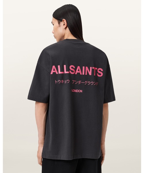 ALLSAINTS(オールセインツ)の「UNDERGROUND OVERSIZED CREW NECK T-SHIRT | アンダーグラウンド オーバーサイズ クルー ネック Tシャツ(Tシャツ/カットソー・メンズ・ブラック系その他・M/XS/S/L/XL)」の6枚目の写真