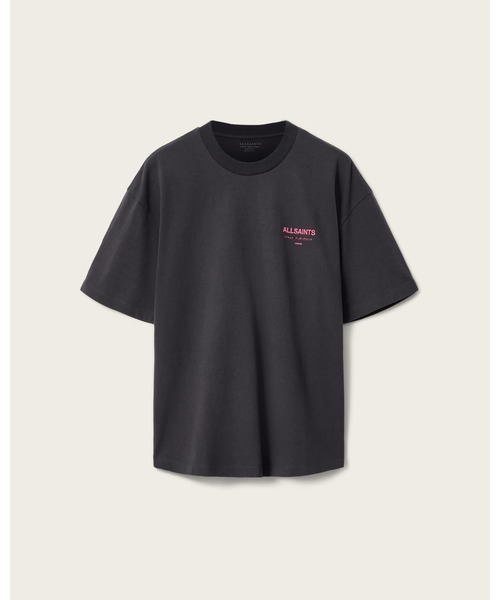 ALLSAINTS(オールセインツ)の「UNDERGROUND OVERSIZED CREW NECK T-SHIRT | アンダーグラウンド オーバーサイズ クルー ネック Tシャツ(Tシャツ/カットソー・メンズ・ブラック系その他・M/XS/S/L/XL)」の7枚目の写真