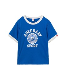 A BATHING APE(�A�x�C�V���O�G�C�v)��COLLEGE PRINT RINGER CROP TEE(T�V���c/�J�b�g�\�[)