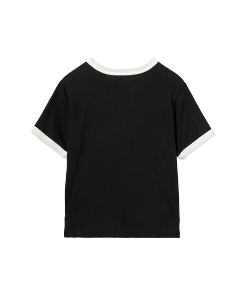 APEE BY A BATHING APE(エイピーバイアベイシングエイプ)の「COLLEGE PRINT RINGER CROP TEE(Tシャツ/カットソー・レディース・ブルー/ブラック/ホワイト・SMALL/X-SMALL)」の5枚目の写真