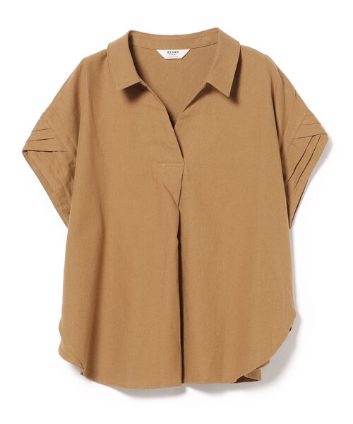 BEAMS HEART(ビームスハート)の「袖デザイン スキッパー シャツ(シャツ/ブラウス・レディース・オフホワイト/ネイビー/ブラウン系その他3・FREE)」の16枚目の写真