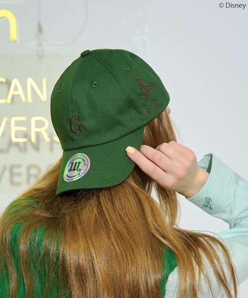 Disney（ディズニー）の「【Mickey&Friends】イニシャル刺繍CAP（キャップ・レディース・グリーン/アイボリー/チャコールグレー/ブルー・FREE）」の11枚目の写真