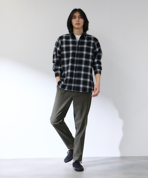 Mac-House(マックハウス)の「REAL STANDARDマイラクパンツ(その他パンツ・メンズ・ホワイト/チェック/ネイビー/ベージュ/グレー/チャコールグレー/ブラック/カーキ・S/M/L/XL)」の22枚目の写真