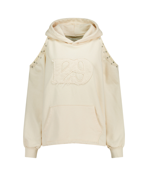 ILLIGO(イリゴ)の「129 カットアウトオーバーサイズフードパーカークリーム(パーカー・レディース・その他・SMALL/MEDIUM)」の3枚目の写真