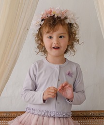 panpantutu（パンパンチュチュ）の「UVcutフリルコサージュカーディガン(80-130cm)（カーディガン/ボレロ）」