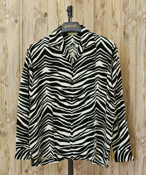 Schott(ショット)の「ZEBRA RAYON SHIRT(シャツ/ブラウス・メンズ・ゼブラ・XL/XXL/M/L)」の1枚目の写真