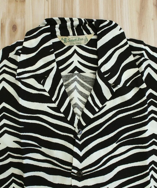 Schott(ショット)の「ZEBRA RAYON SHIRT(シャツ/ブラウス・メンズ・ゼブラ・XL/XXL/M/L)」の5枚目の写真
