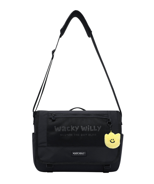 Wacky WiLLy（ワッキーウィリー）の「[26SS] フライト V2 メッセンジャーバッグ ブラック（メッセンジャーバッグ・レディース・その他・F）」の2枚目の写真