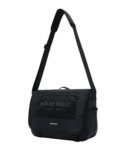 Wacky WiLLy（ワッキーウィリー）の「[26SS] フライト V2 メッセンジャーバッグ ブラック（メッセンジャーバッグ・レディース・その他・F）」の4枚目の写真