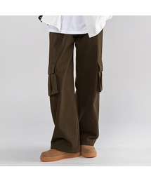 UNTAPPED STUDIO（アンタップドスタジオ）の「ワンタック7号コットンワイドカーゴバンディングパンツ（スウェットパンツ）」