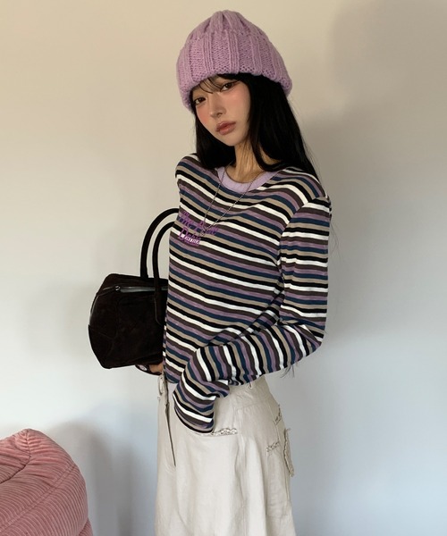 UNE MANSION（ユヌマンション）の「【2026SS新作アイテム】 【UNE ORIGINAL】バックポケットレース刺繍ワイドデニムパンツ（その他パンツ・レディース・チャコールグレー/アイボリー・SMALL/MEDIUM）」の9枚目の写真