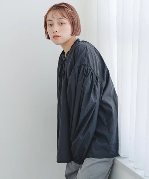 merrylatte(メリーラテ)の「ナイロンボリュームブラウス【IROHANI】(シャツ/ブラウス・レディース・ブラック/ホワイト・FREE)」の17枚目の写真