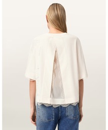 NIA LACE DETAIL SHORT SLEEVE T-SHIRT | NIA レース ディテール 半袖 Tシャツ