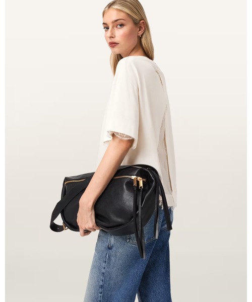 ALLSAINTS(オールセインツ)の「NIA LACE DETAIL SHORT SLEEVE T-SHIRT | NIA レース ディテール 半袖 Tシャツ(Tシャツ/カットソー・レディース・ホワイト系その他・XS/S/M)」の8枚目の写真