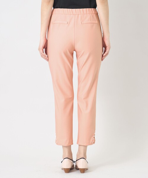 TO BE CHIC(トゥー ビー シック)の「サイドスリット リボンモチーフ パンツ(その他パンツ・レディース・ブラック/ブルー系その他2/ピンク系その他2・40/42)」の10枚目の写真