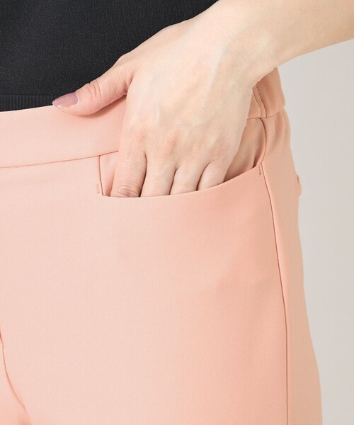 TO BE CHIC(トゥー ビー シック)の「サイドスリット リボンモチーフ パンツ(その他パンツ・レディース・ブラック/ブルー系その他2/ピンク系その他2・40/42)」の11枚目の写真