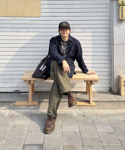 LXT（エルエックスティー）の「ライトクリンクルコットンチェックシャツ[ネイビー]（シャツ/ブラウス・レディース・その他・1/2/3）」の13枚目の写真
