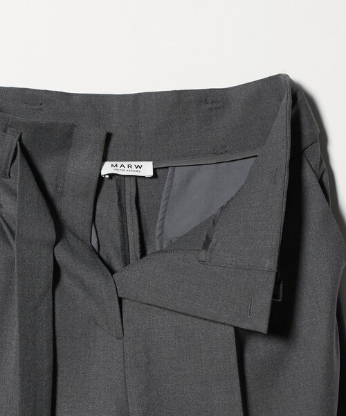MARW UNITED ARROWS(マルゥ ユナイテッドアローズ)の「<MARW UNITED ARROWS>ベルト付き タック ストレート パンツ(スラックス・レディース・ブラック/ダークグレー・38/36)」の17枚目の写真