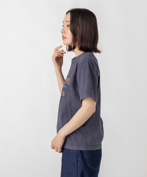 L.L.Bean(エルエルビーン)の「【JAPAN EDITION】モリル・ショートスリーブ・カタディン・ロゴ・ティ(Tシャツ/カットソー・レディース・レモンイエロー/ライム/ライトグレー/チャコール・MEDIUM)」の5枚目の写真