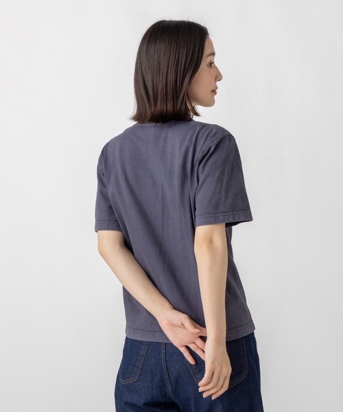 L.L.Bean(エルエルビーン)の「【JAPAN EDITION】モリル・ショートスリーブ・カタディン・ロゴ・ティ(Tシャツ/カットソー・レディース・レモンイエロー/ライム/ライトグレー/チャコール・MEDIUM)」の6枚目の写真